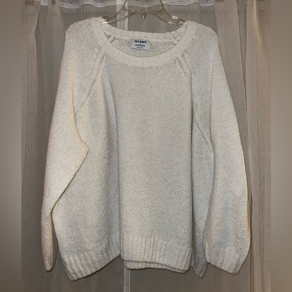 White Cozy Sweater